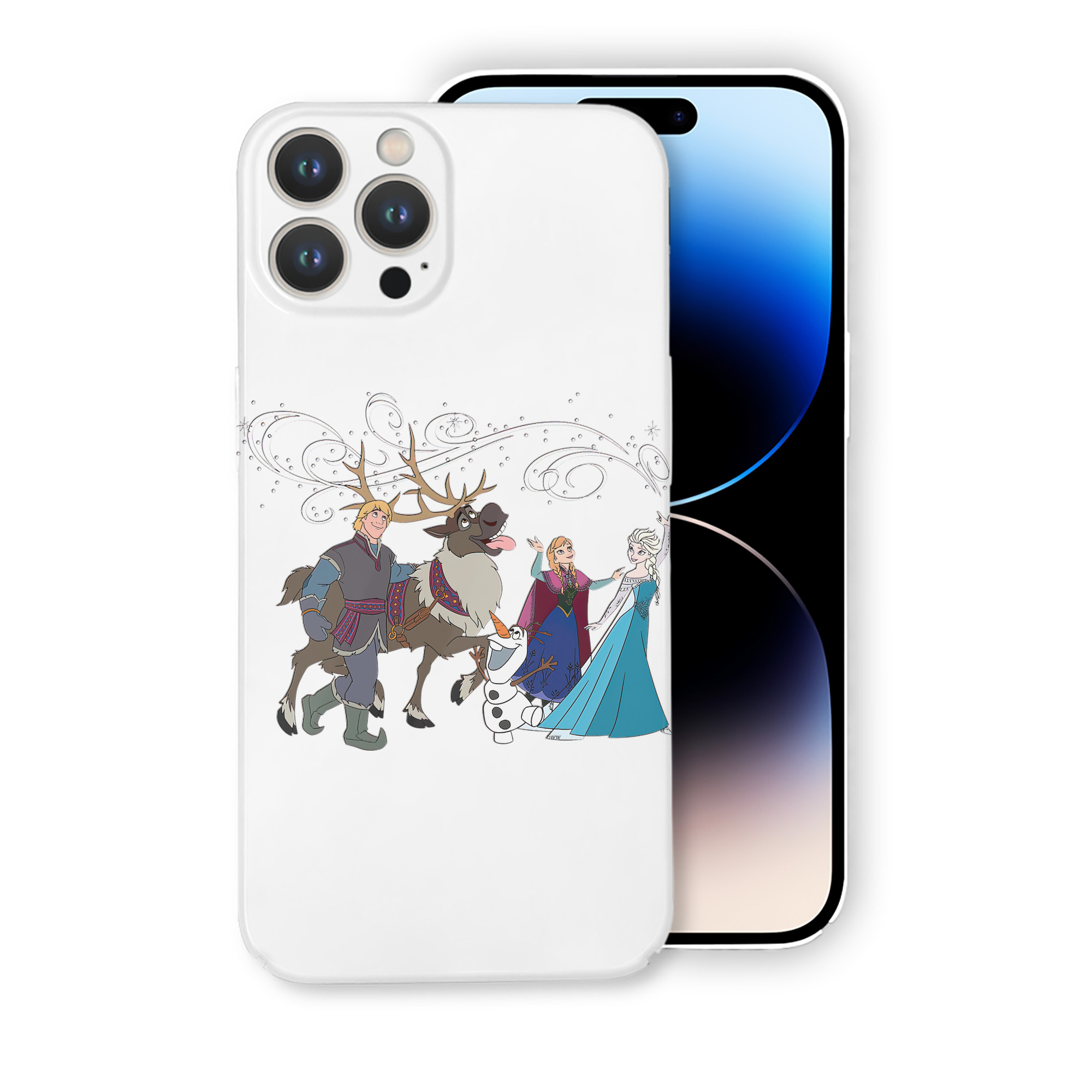 （画像用） アナと雪の女王 アンナ エルサ Frozen Anna Elsa 【iPhone 14シリーズ対応】ハードケース